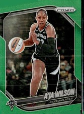 2025 Panini Prizm WNBA #76 A’ja Wilson Green Prizms