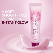 White Tone Soft  Smooth Face Cream 50gm Get Oil-Free, Even-Toned Skin Instantly