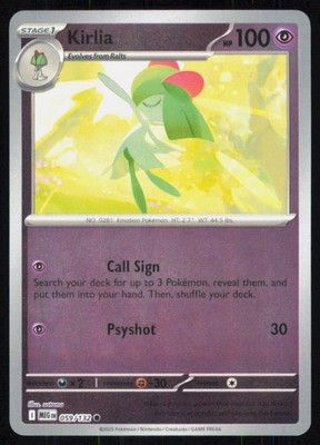 Kirlia 059/132 MEG ME01: Mega Evolution