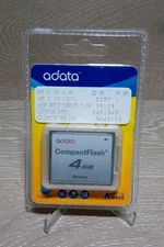 NEW Adata 4GB High Speed CF Compact Flash Genuine Camera Memory Card