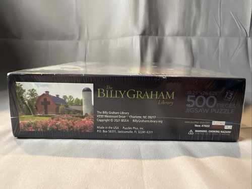 Billy Graham Library Jigsaw Puzzle 500 Pieces Barn Cross 2021 MADE IN USA - Picture 6 of 6