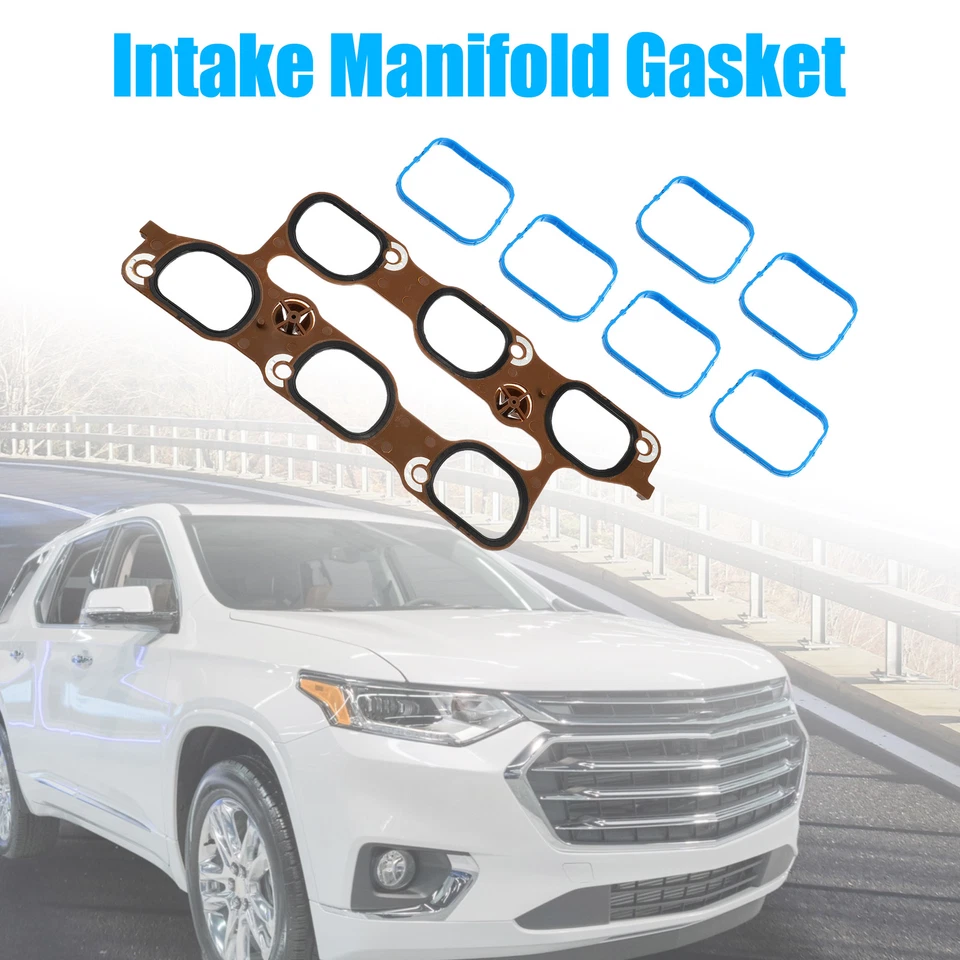 Juego de juntas de colector de admisión de motor de cilindro para Chevy Camaro para Cadillac ATS CTS Foto 4 de 4