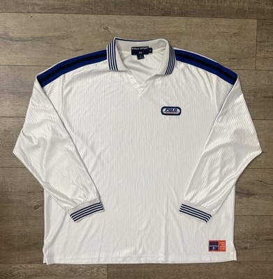 Vintage Ralph Lauren Polo Sport White Long Sleeve Soccer Jersey