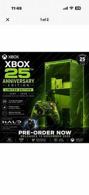 PRESALE - Microsoft Xbox Series X25 Limited Edition Green Console + Controller