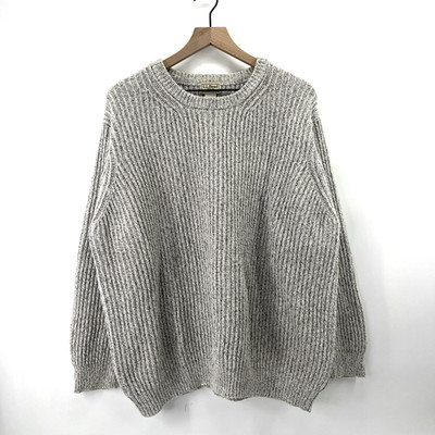 Vintage 90s LL Bean Chunky Knit Fisherman Sweater Pullover Heritage XXL Cotton