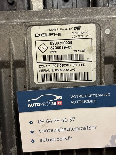 DCM1.2 MOTORSTEUERGERÄT MIT DECODER RENAULT 1.5 DCI 8200399038 8200619409 - Bild 6 von 6