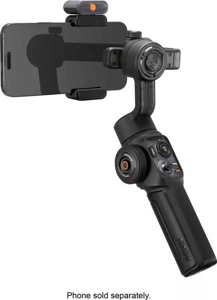 Zhiyun - Smooth 5S AI Combo 3-Axis Gimbal Stabilizer for iPhone 15