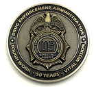 DEA Cannabis Eradication Program Drugs Narcotics Police Challenge Coin — photo 2