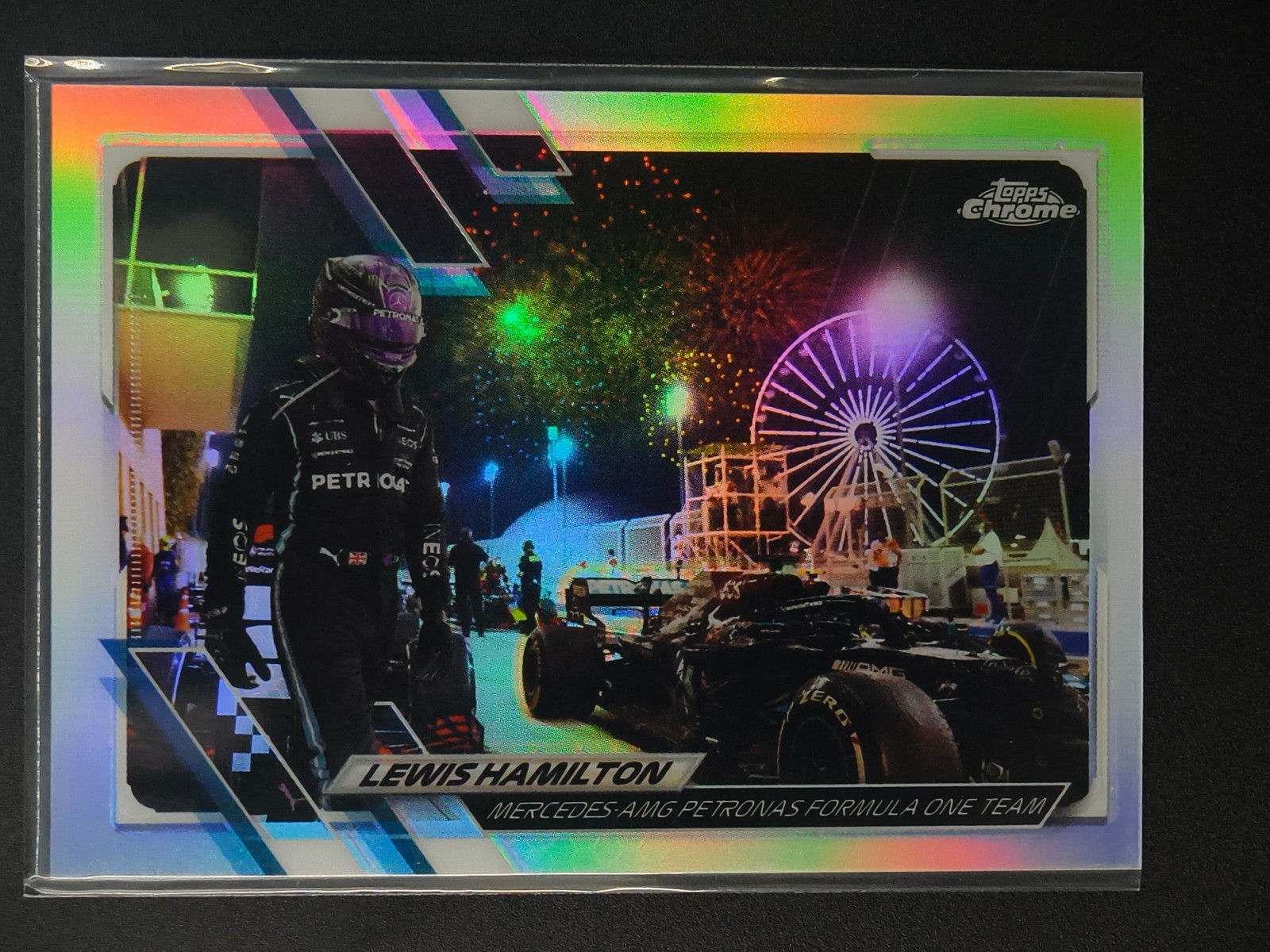 Lewis Hamilton 2021 Topps Chrome Formula 1 Refractor F1 Racers [3hk