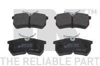 NK Bremsbelagsatz Scheibenbremse 222550 FüR Ford Fiesta Focus DBW DAW DFW CCN 6