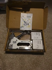 WETOLS Staple Gun, Heavy Duty Staple Gun, 3 in 1 Manual Nail Gun with Staples
