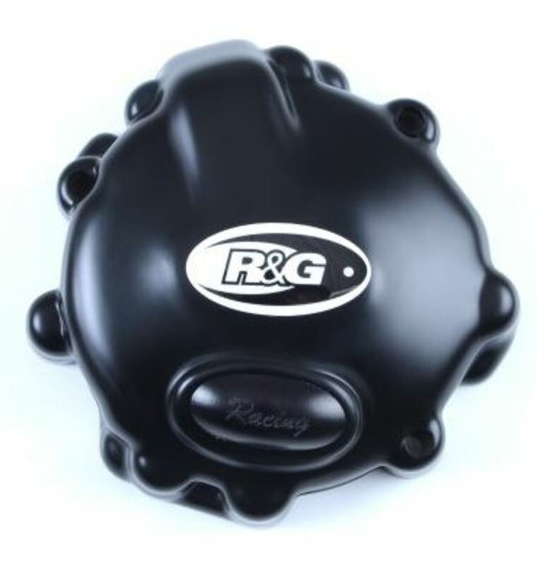 Protection piste Kawasaki ZX6R : Couvre carter alternateur R&G Race noir