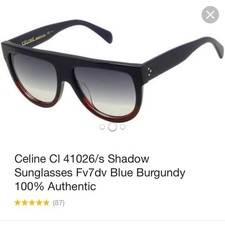 Celine CL 41026/S Blue Burgundy Shadow Sungla...