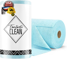 Microfiber Cleaning Cloth Roll -75 Pack, Tear Away Microfiber Towels, 12" X 12",