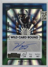 2021 Panini Contenders Ticket Wild Card Round Keith Taylor Rookie Auto RC 13d7. rookie card picture