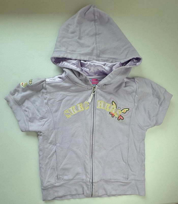 Skechers Y2K Zip Up Sleeveless Hoodie Size 6X