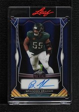 2025 Leaf Metal Web Exclusive Blue Prismatic 7/35 Brandon Graham Auto 2h5