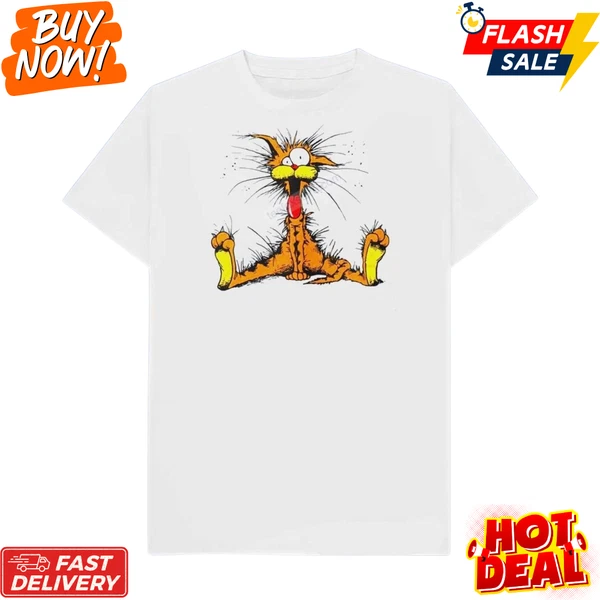 Bill The Cat Fan Made Unisex T-Shirt, Funny Parody Graphic Tee, Cartoon HOT NEW