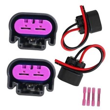 Electric Cooling Fan Pigtail Connector Wiring Harness, OE PT2649, Compatible