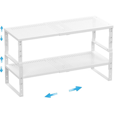 Wobmmi Expandableadjustable Stackable Spice Rack Cabinet Kitchen Countertop