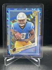 🔥2025 Donruss Football The Rookies Omarion Hampton #8 Los Angeles Chargers RC🔥