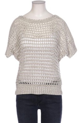Comma Pullover Damen Strickpullover Strick Oberteil Gr. EU 36 Grau #eik5g48