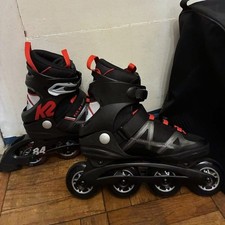 K2 F.I.T. Boa M Inline Skates Black Orange Men 8/ Women 9BOQ 84mm/80a Wheels FIT