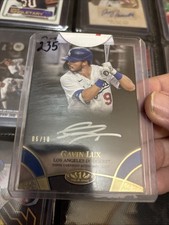 2021 Topps Tier 1 Gavin Lux Los Angeles Dodgers SP Rookie On Card Auto /10 Z90. rookie card picture