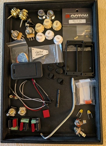 Fender Stratocaster Telecaster Guitar Parts Lot EMG Pentioneter Orange Capacitor
