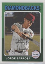 2024 Topps Heritage High Number Green Border Jorge Barrosa #690 0s2