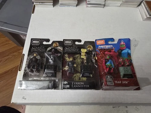 Mega Construx Figures Lot Game of Thrones, Masters, Halo, Eddard, Tyrion