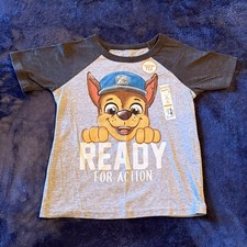 Paw Patrol Chase T-Shirt, Size 5T by Jumping Beans NWT 