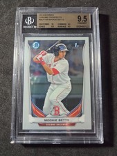 MOOKIE BETTS 2014 BOWMAN CHROME PROSPECTS #BCP109 (RC) BGS 9.5 True Gem Mint+ 10