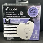 Kidde i12010SCOCA 2-in-1 Talking Smoke and Carbon Monoxide Alarm, 120V Hardwired
