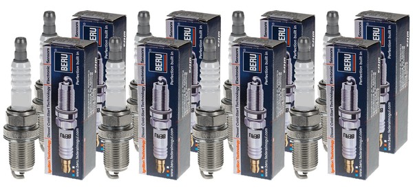 8X Beru ZüNdkerzen FüR VW Polo 6R 6C 6R_ Golf VII 5G1 BE1 Skoda Octavia III-image