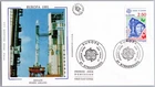 France FDC Strasbourg 1991 Europe Ariane Rocket Spaceflight
