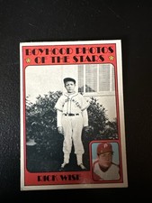 1972 Topps Boyhood Photos of the Stars Rick Wise #345 Vgex