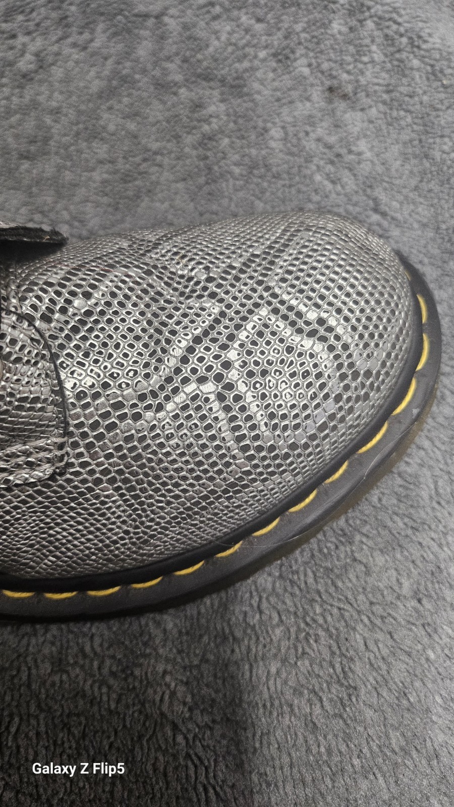 Dr Martens 1460 Pascal Grey Snake Python Print Le… - image 15