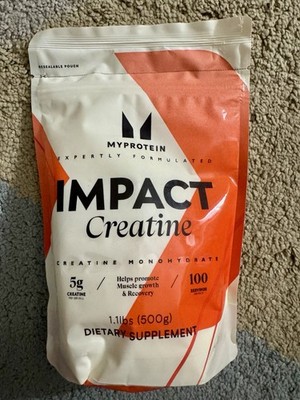 Myprotein Impact Creatine Monohydrate Powder 1.1 lbs (500g) Unflavored