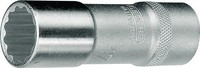 Gedore SteckschlüSseleinsatz D 19 L 1/2″ 12-Kant SW 12 Mm - 6141220