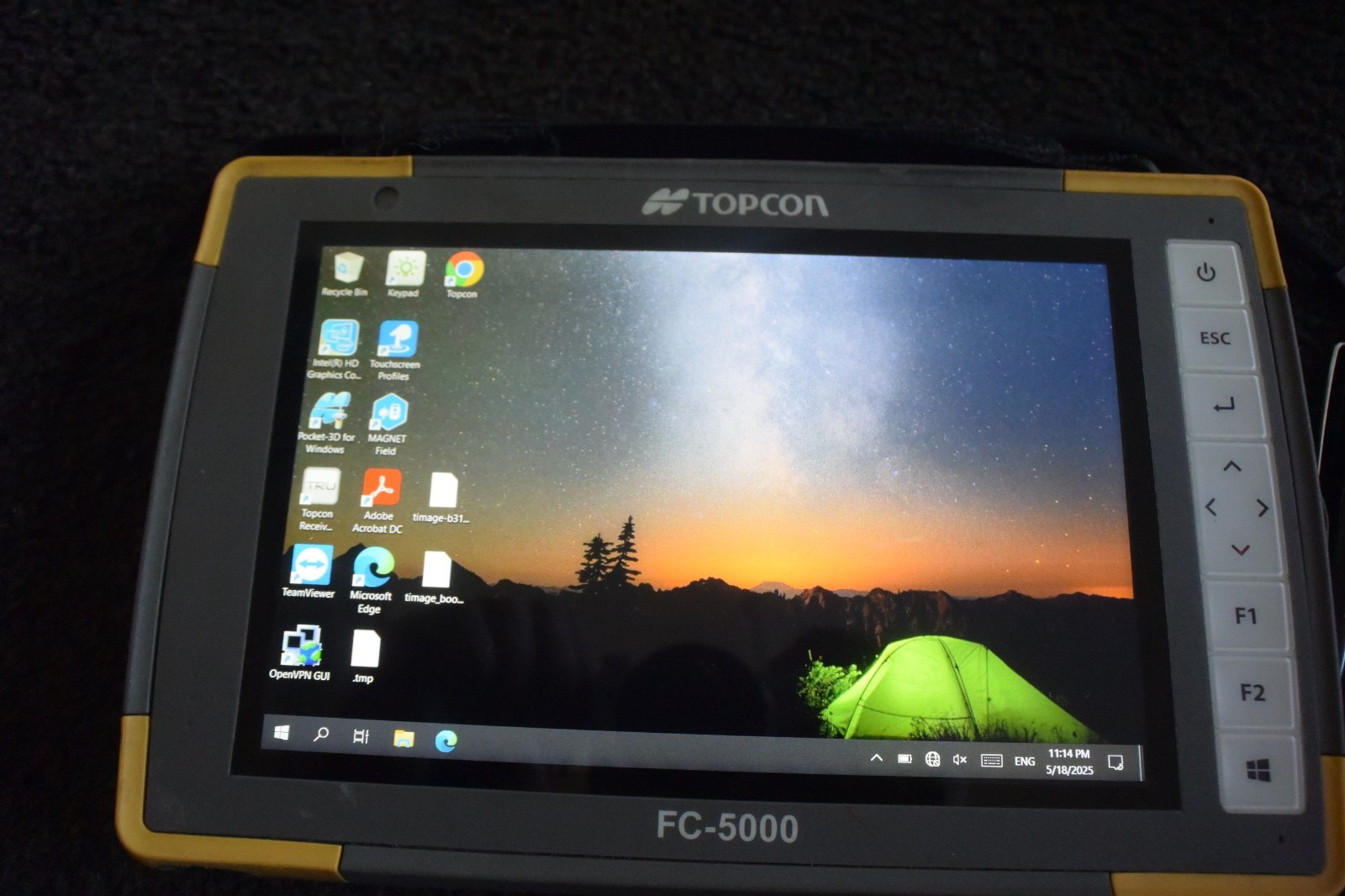 Topcon Model FC5000 Data Collector with Magnet Field Software