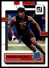 2022 Donruss #386 DeAngelo Malone Rated Rookie Atlanta ID:56303