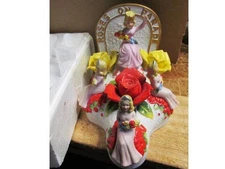 Vintage Lionstone Roses on Parade Float Decanter Queen Mary Beam Club Dinner