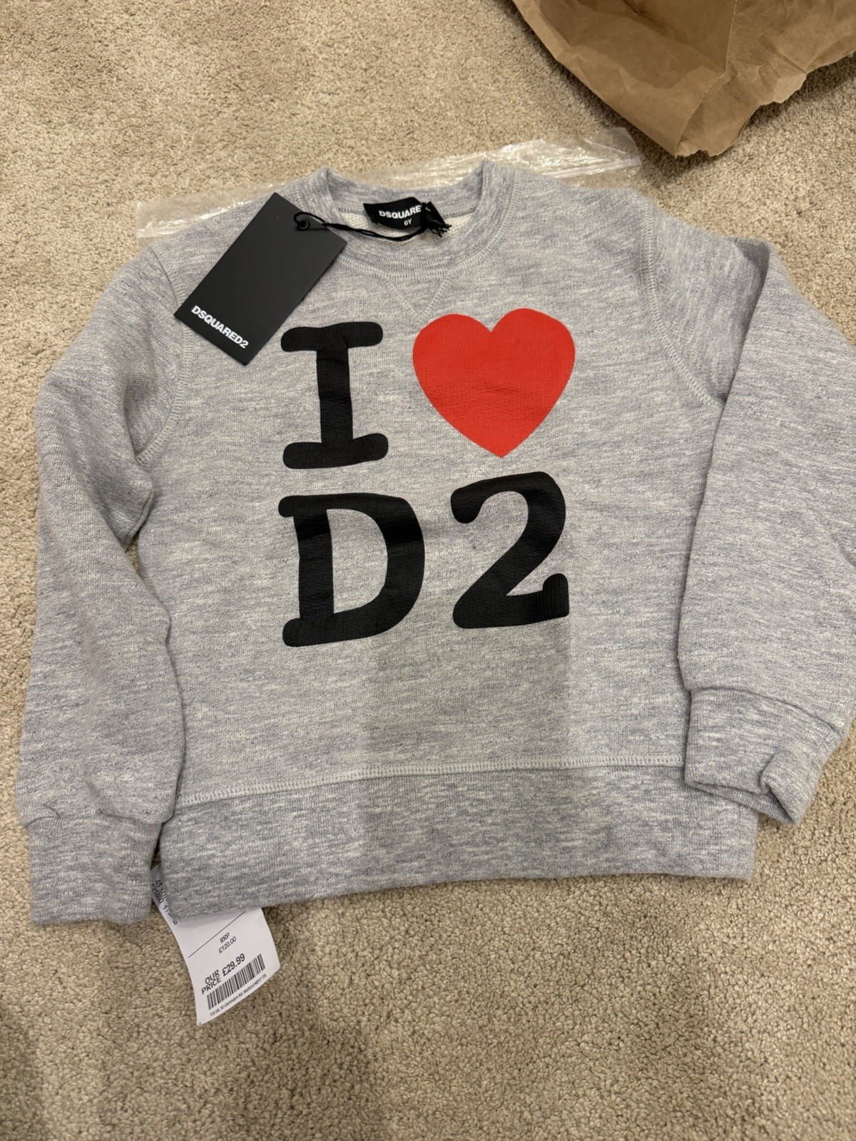 D Squared Sweat Shirt Kids Boys Girls