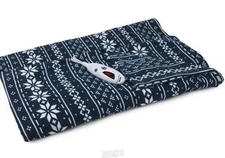 Pure Warmth Microplush Electric Heated Warming Throw Blanket Digital W
