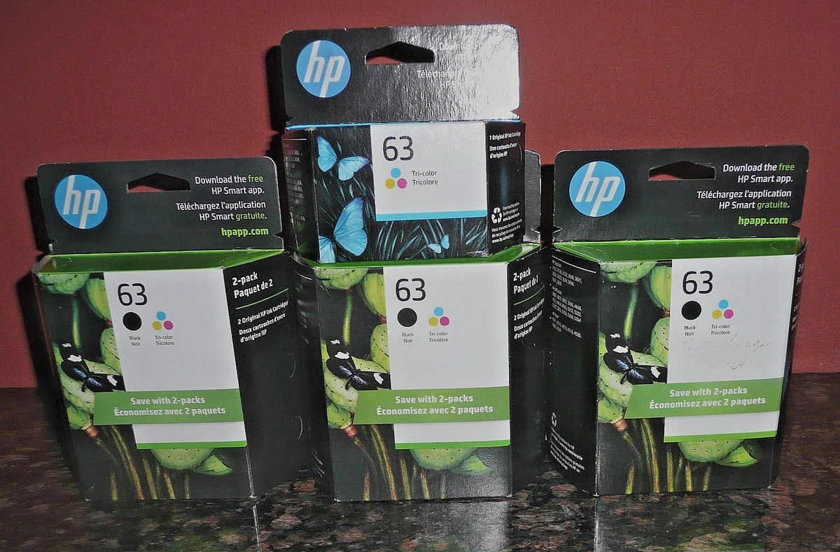 HP 63 Printer Ink Cartridges for sale - eBay