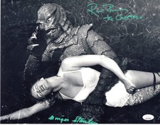 Ricou Browning & Ginger Stanley signed 11x14 Photo Creature from Black Lagoon