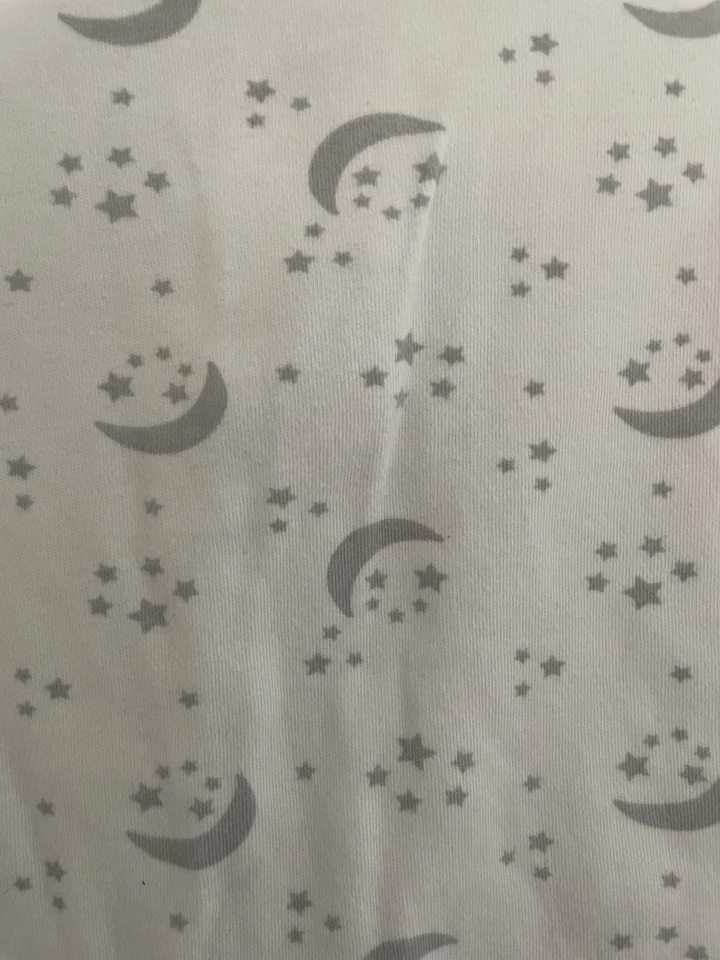 Gerber Bebé Niño Niña Luna y Estrellas 100% Algodón Cremallera Manga Larga 1 Pieza Blanco 6-9M Foto 4 de 4