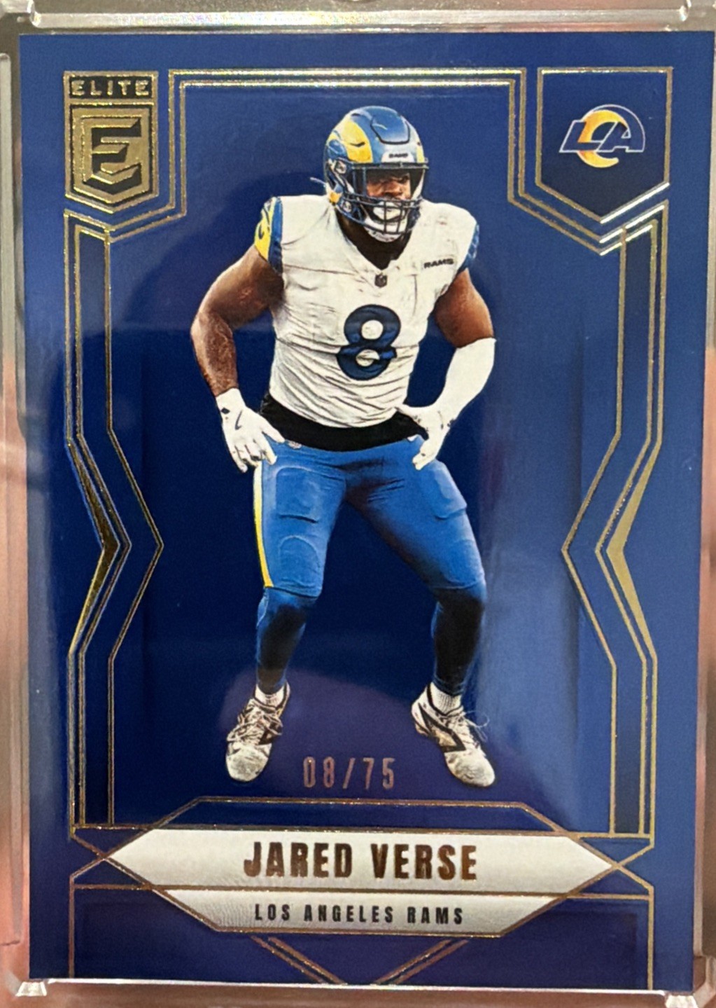 2025 Panini Donruss Elite - Jared Verse #23 Blue 8/75 Number and Color Match! 🔥