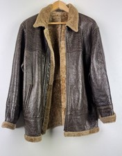 REAL SHEEPSKIN SHEARLING JACKET UK Size 16 (US 12) Women`s - Great Condition